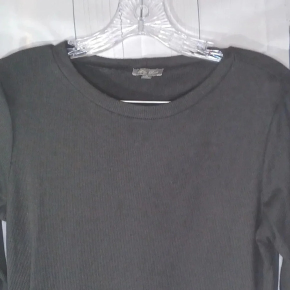 Lily Rose long sleeve ribbed black dress - Picture 5 of 7